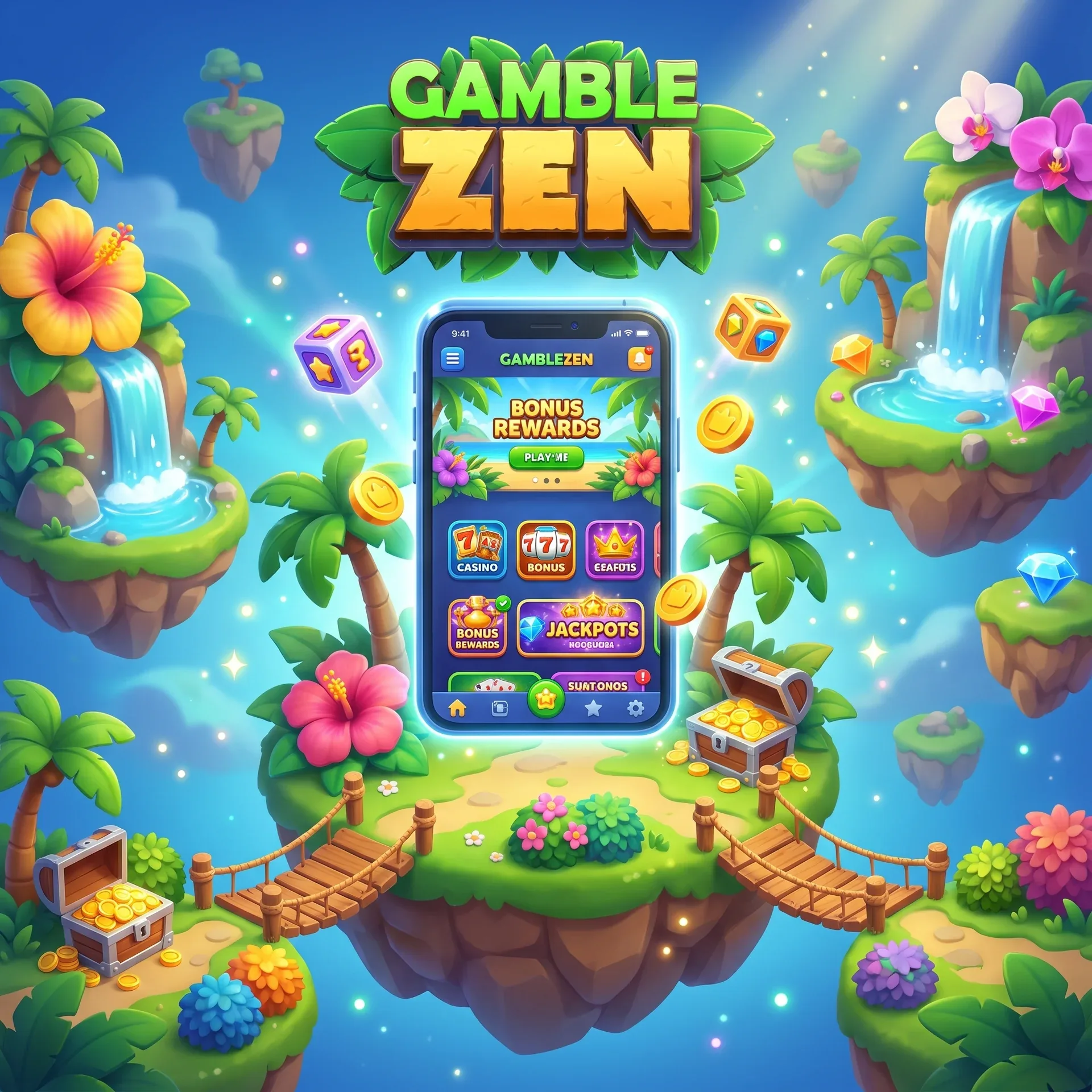 GambleZen casino displayed on a smartphone